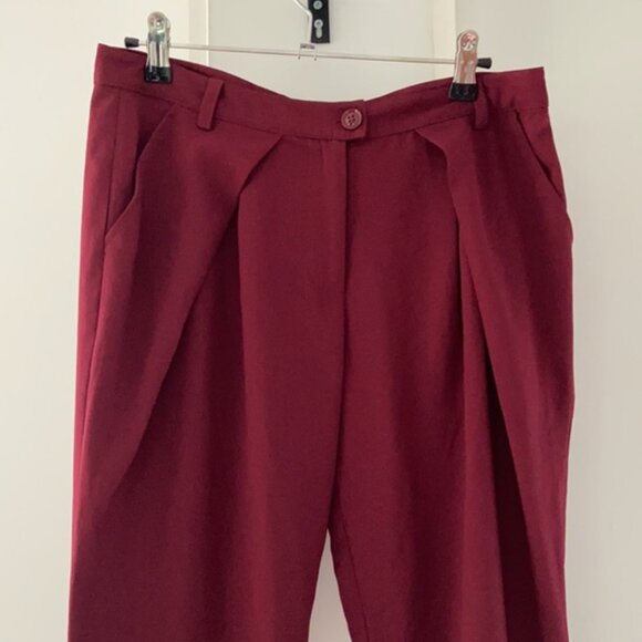 Urban Outfitters Sparkle & Fade Trousers Red Rogue 2 - Picture 4 of 8